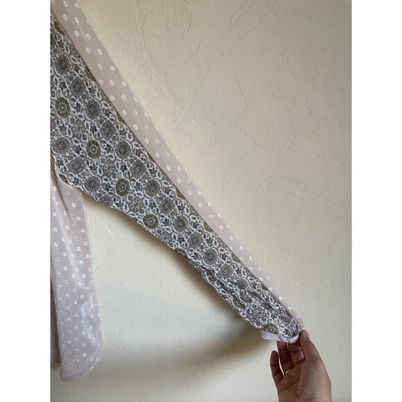 New! Roz & Ali Mixed Print Sheer Popover Blouse Top XL MSRP $40 - Picture 5 of 8